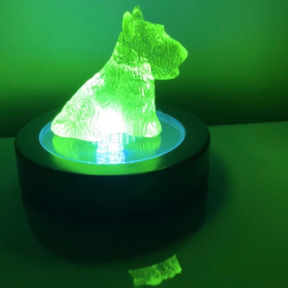 Blacklight base uv 395 blacklight base for uranium glass vaseline glass